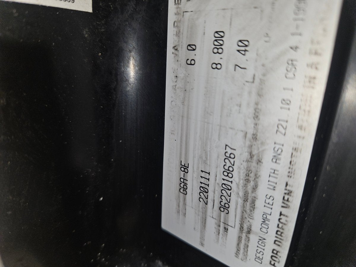 Atwood hot water tank G6A-8E