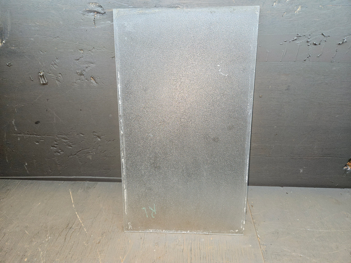 Entry door window glass
