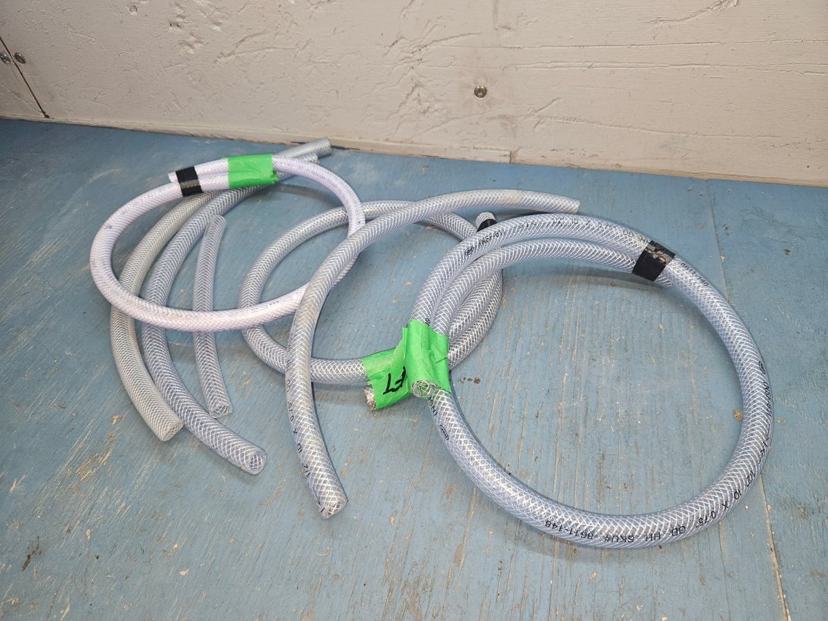 1/2 inch braided clear pvc hose