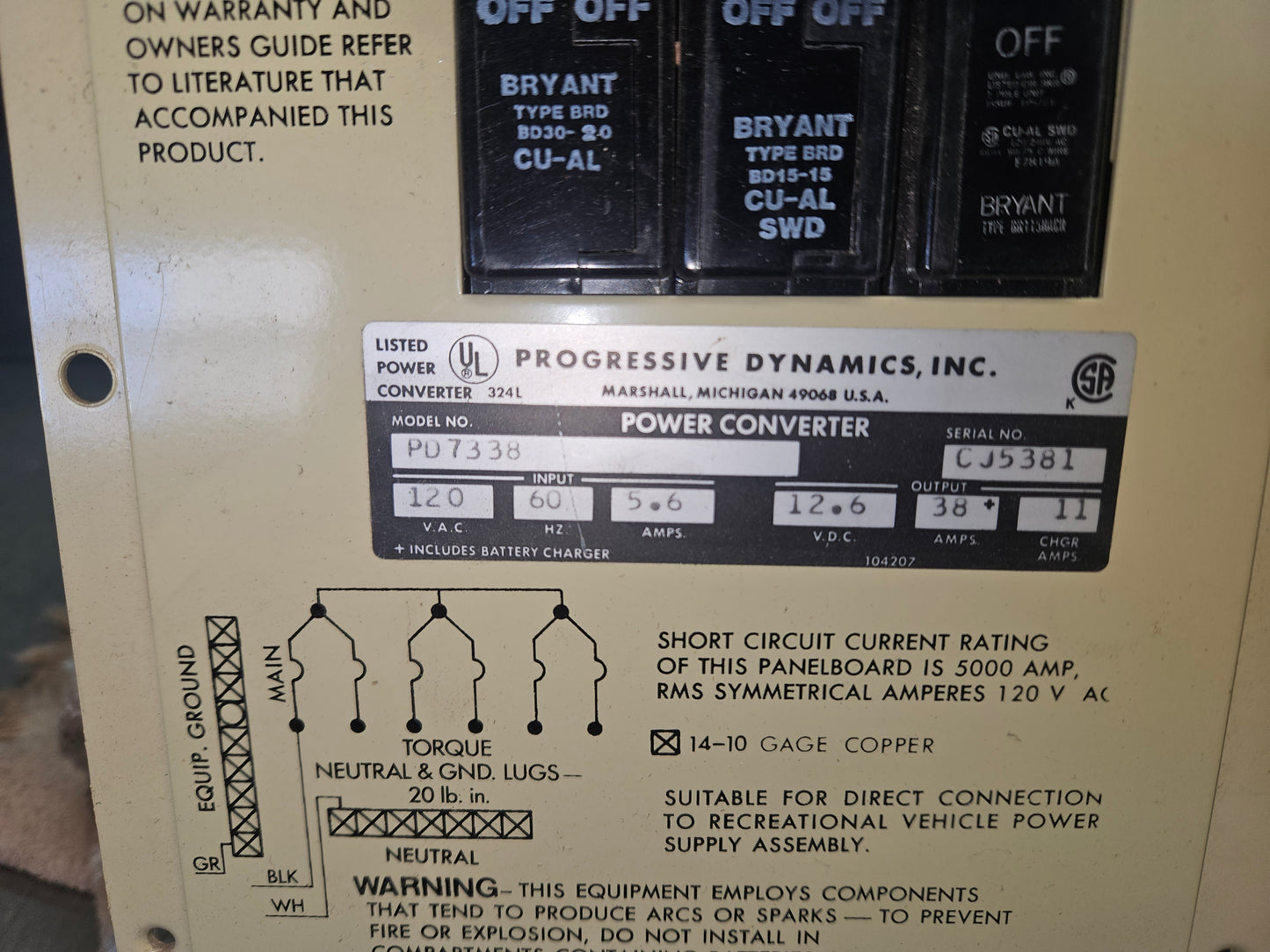Progressive Dynamics  30 amp convertor