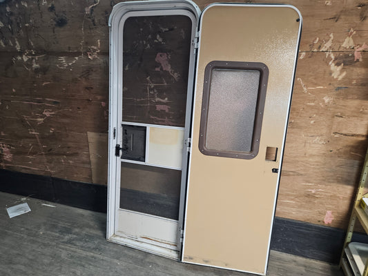 24.5x72 radius entry door