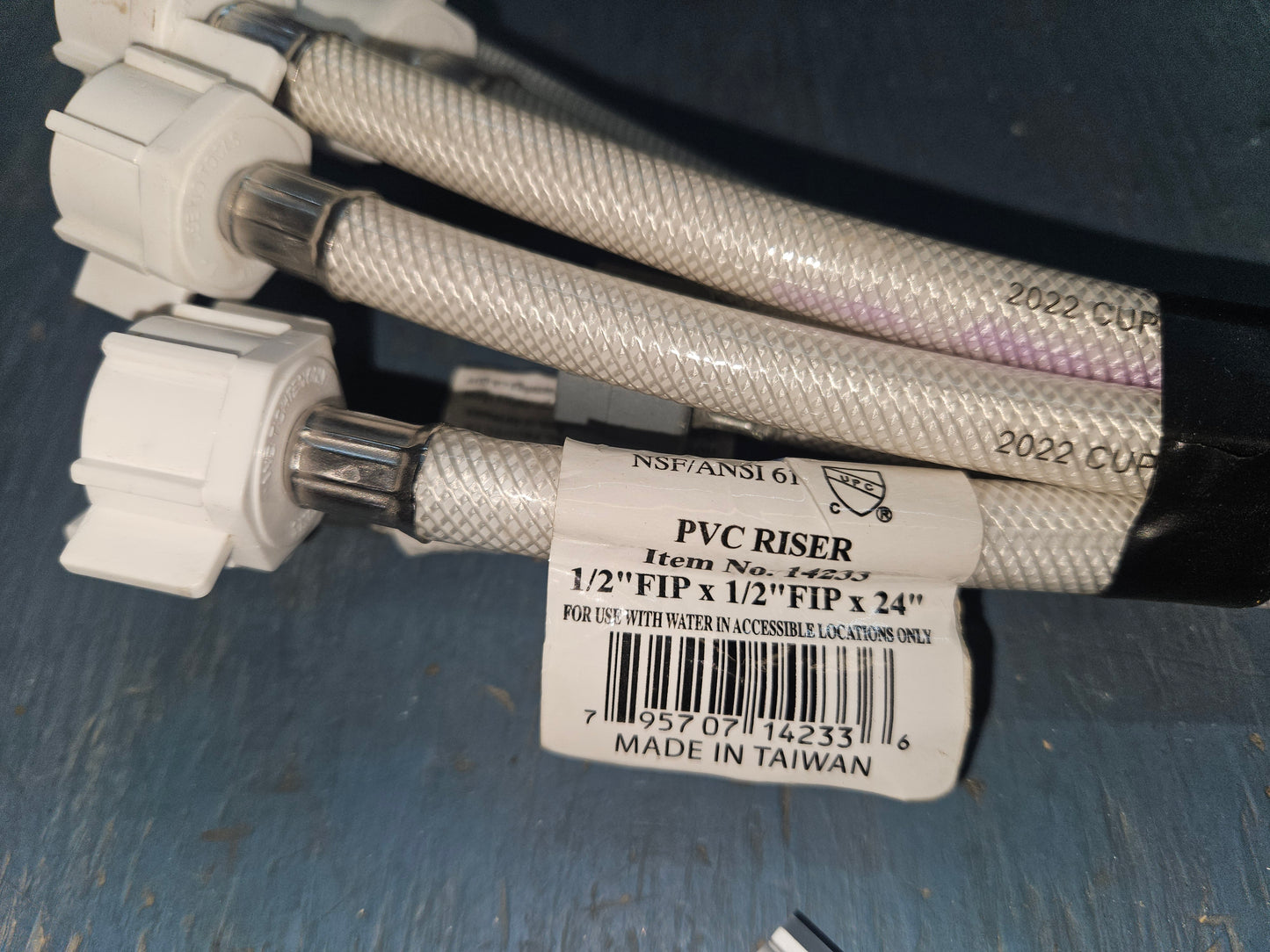 Pvc Riser hose 1/2 toilet