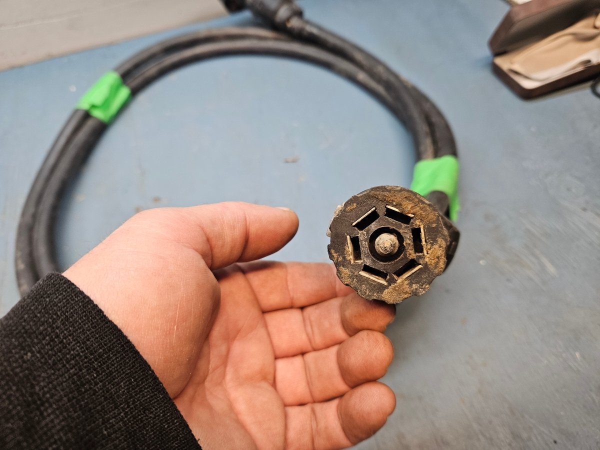 8ft 7 pin trailer cable extension