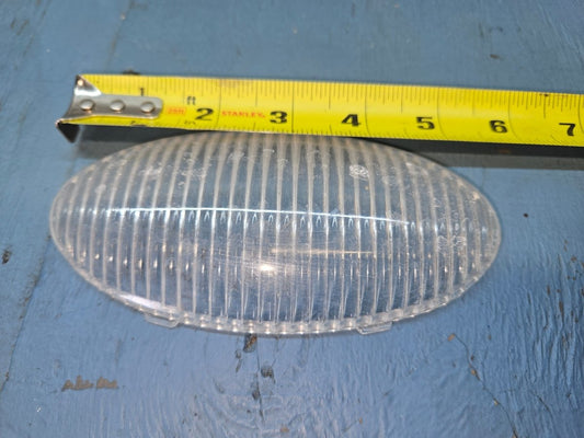 Porch light lense oval clear