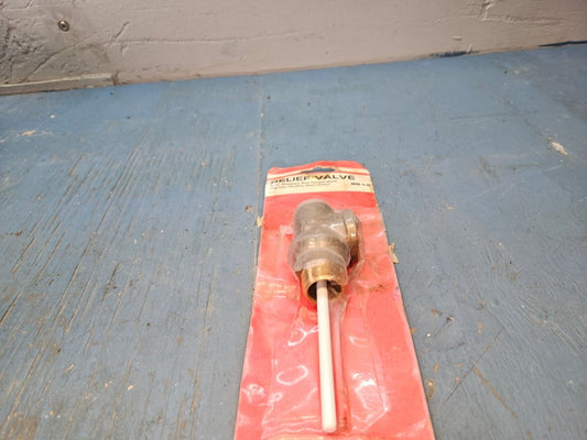 Hot water tank relief valve