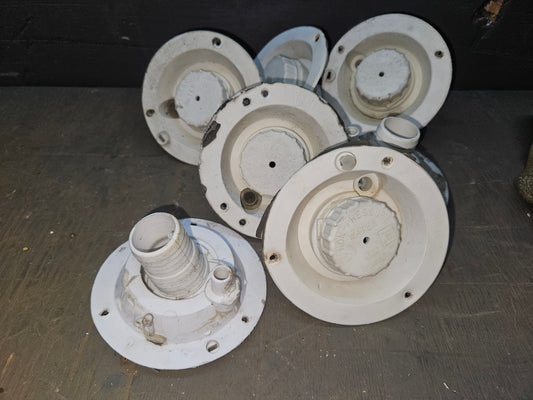 Gravity water fill inlet white