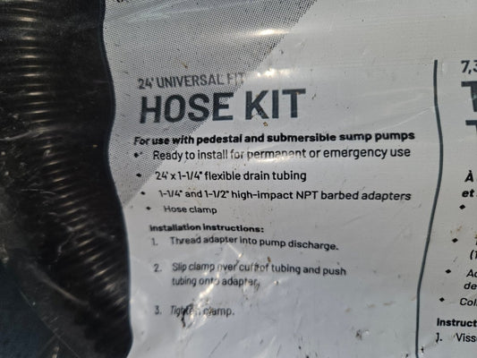 Submersible pump hose 24 ft