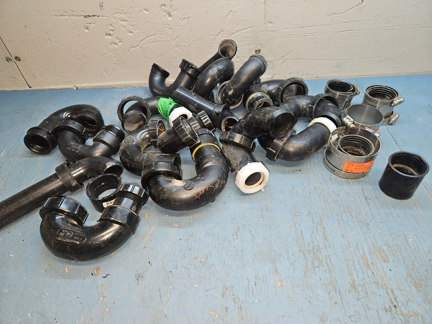 P-traps fittings and connectors