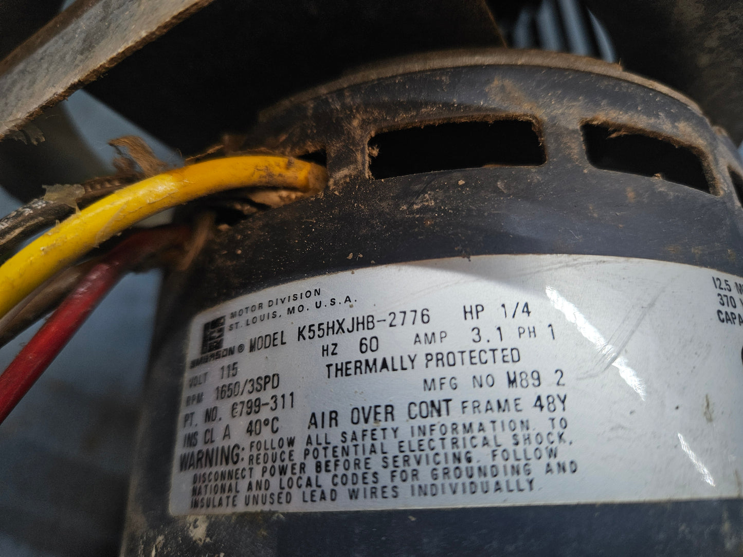 Ac motor Emerson