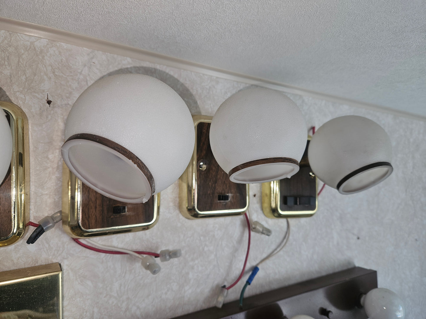 Wall mount lights, retro
