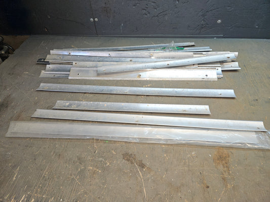 Entry door threshold strip