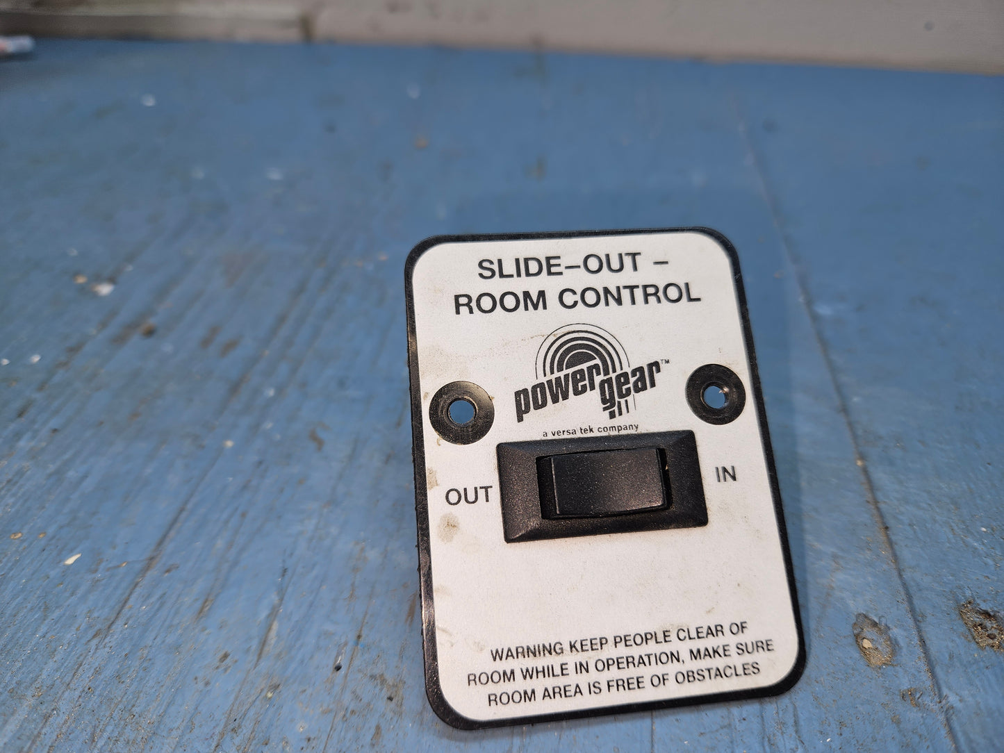 Slide out switch