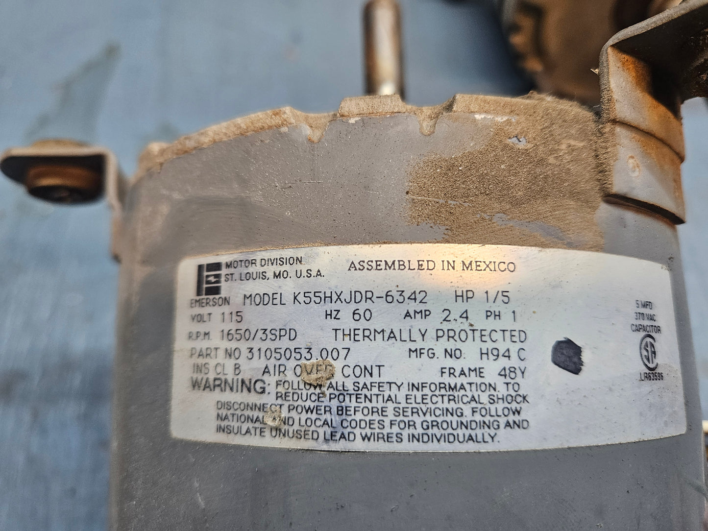 Emerson ac motor