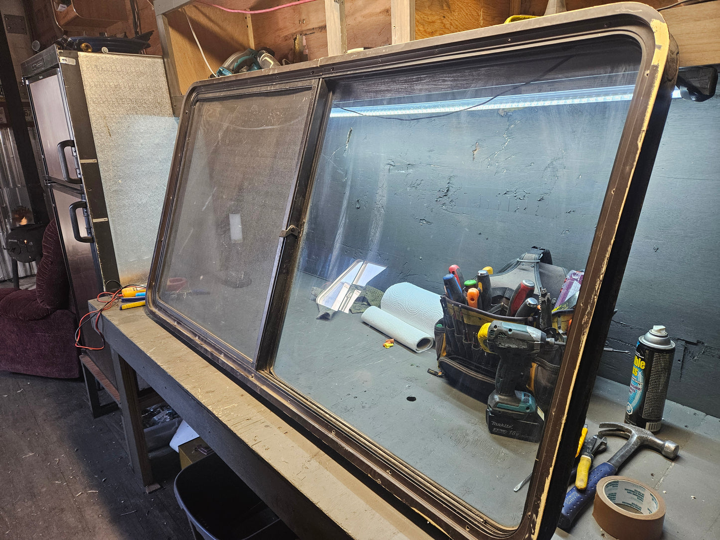 Large picture window black