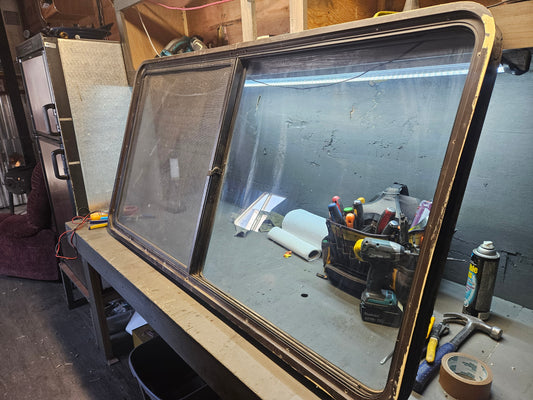 Large picture window black