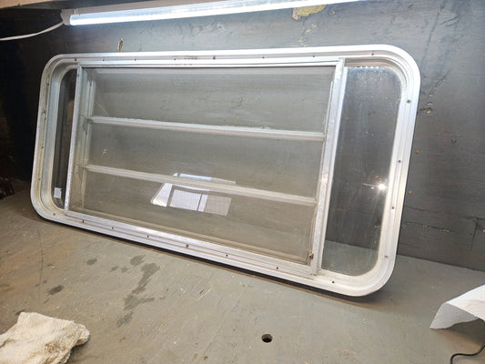 Silver crank out window