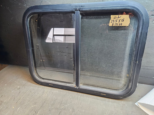 Small  sliding window black