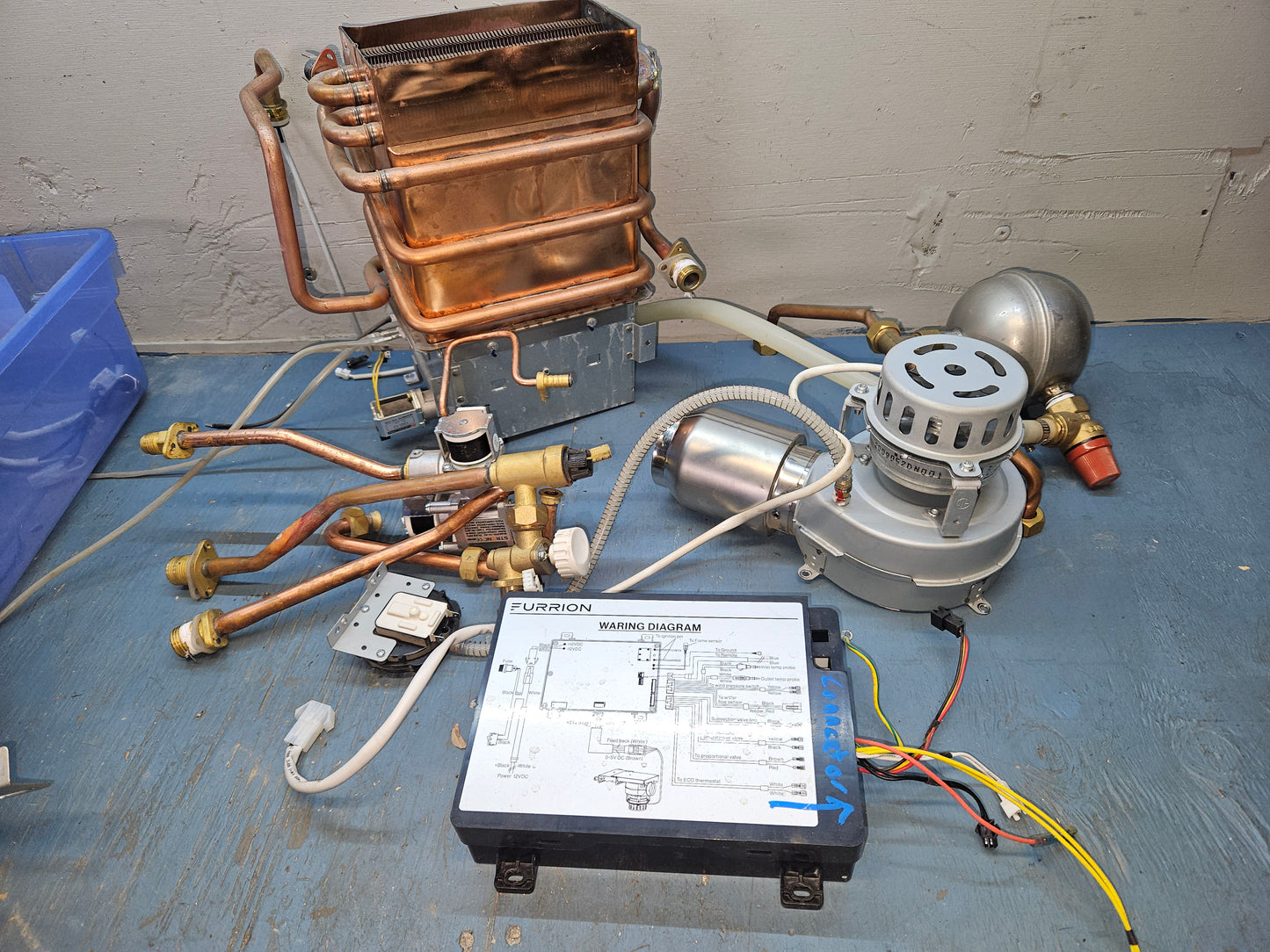 Furrion tankless hot water heater parts