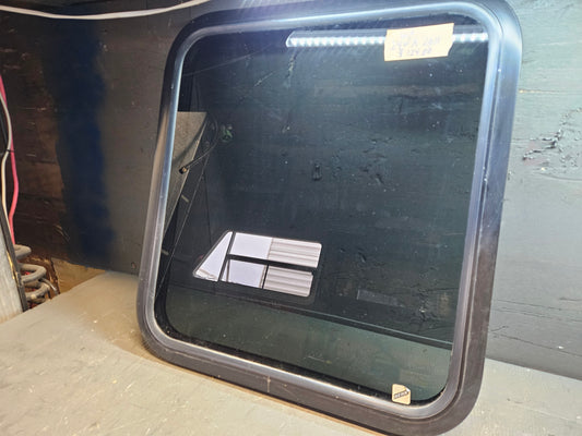 Solid window black