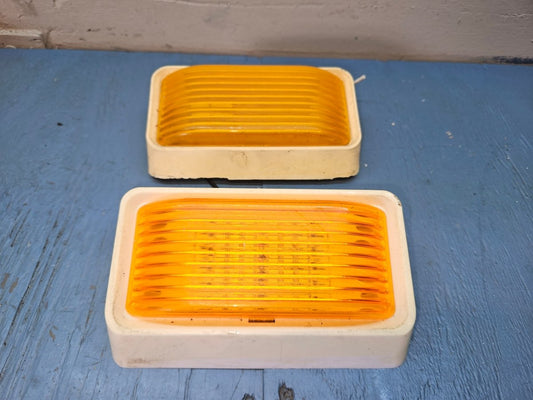 Porch light amber