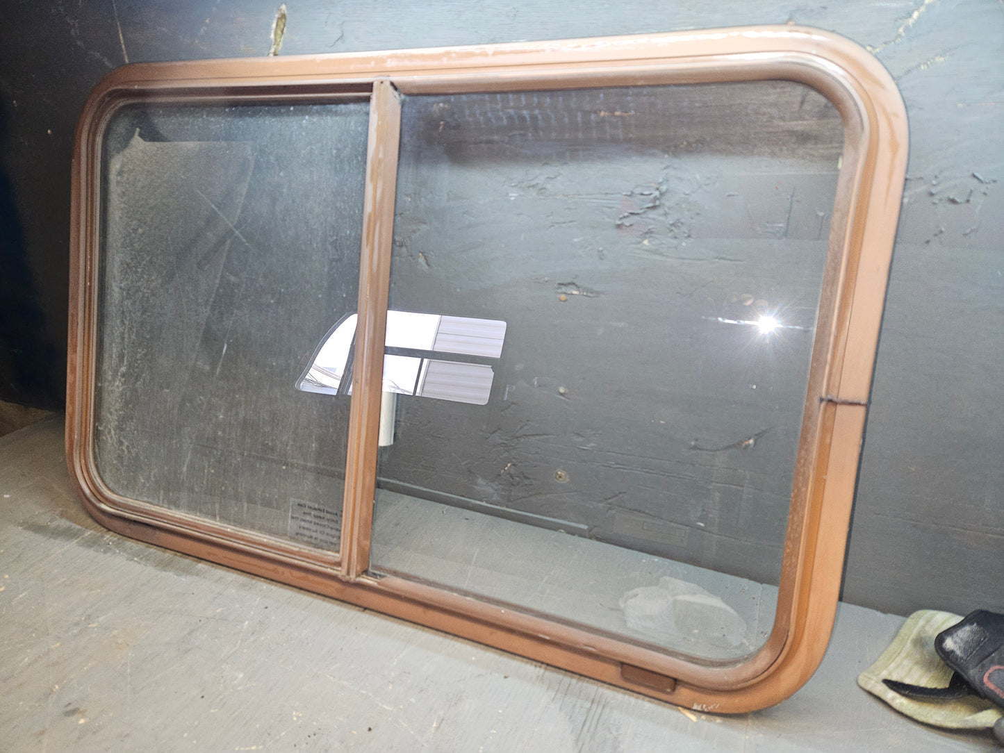 Brown sliding window