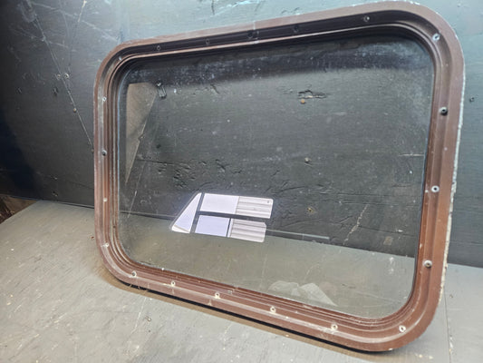 Poor condition solid window brown
