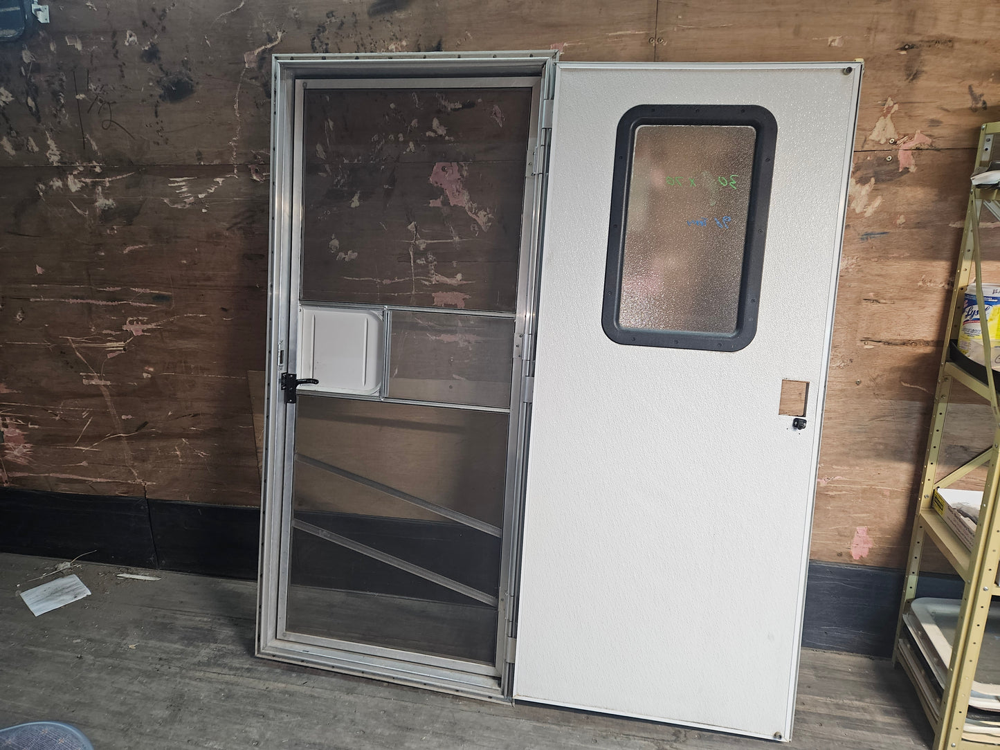 30x70 RH square edge entry door