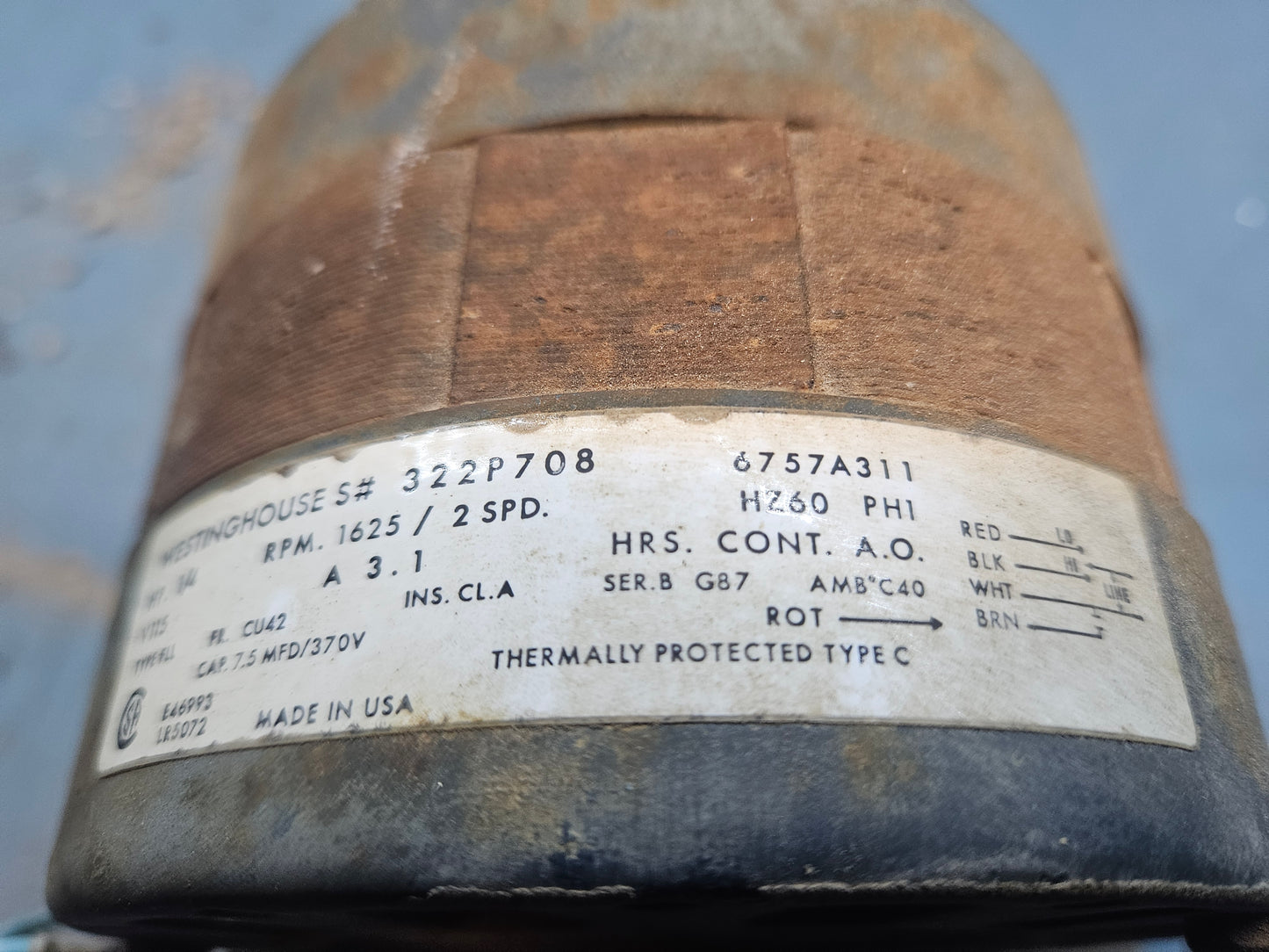 Westinghouse ac motor