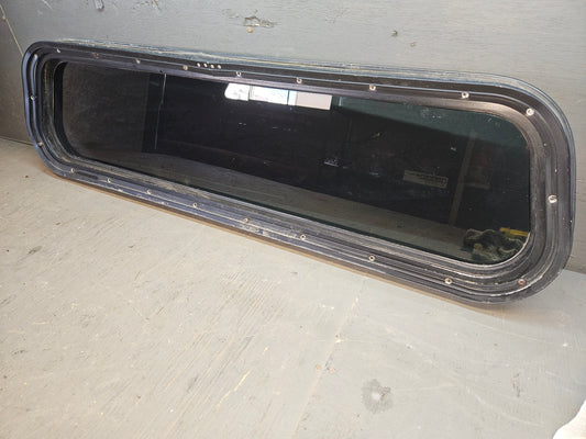 Non opening van window black