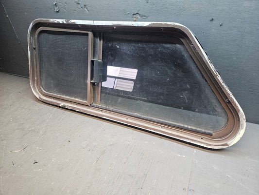 Poor condition angle window slider brown