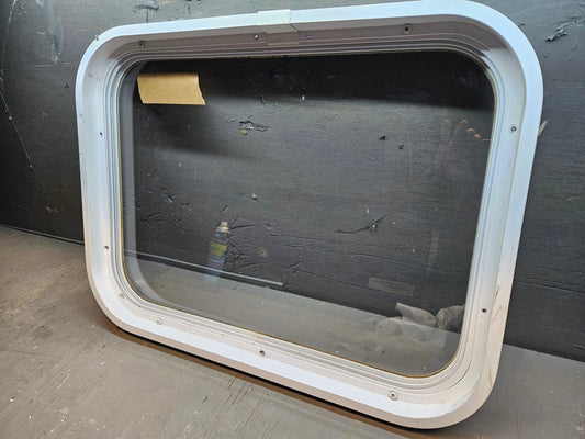 Solid window white