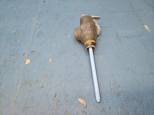 Hot water tank relief valve
