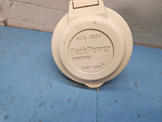 Twist lock power cord receptacle 30amp