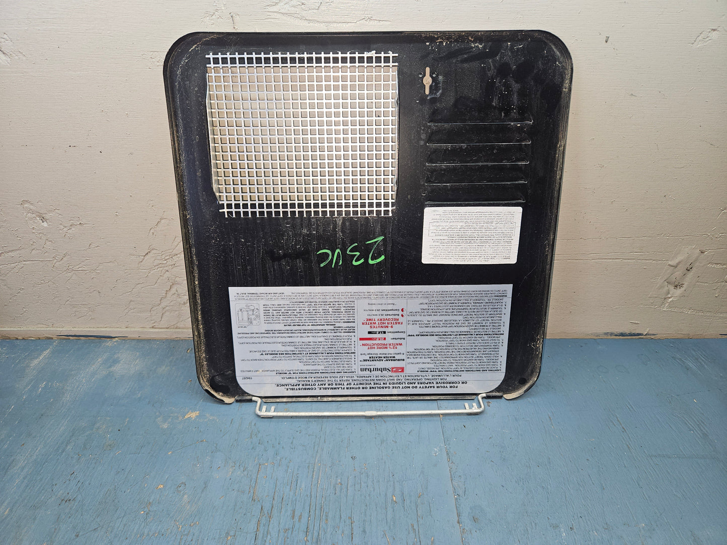 Suburban 6 gallon hot water tank cover