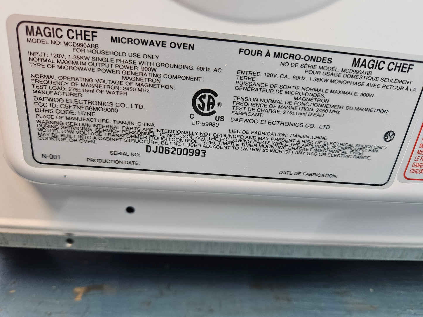 Microwave Magic Chef
