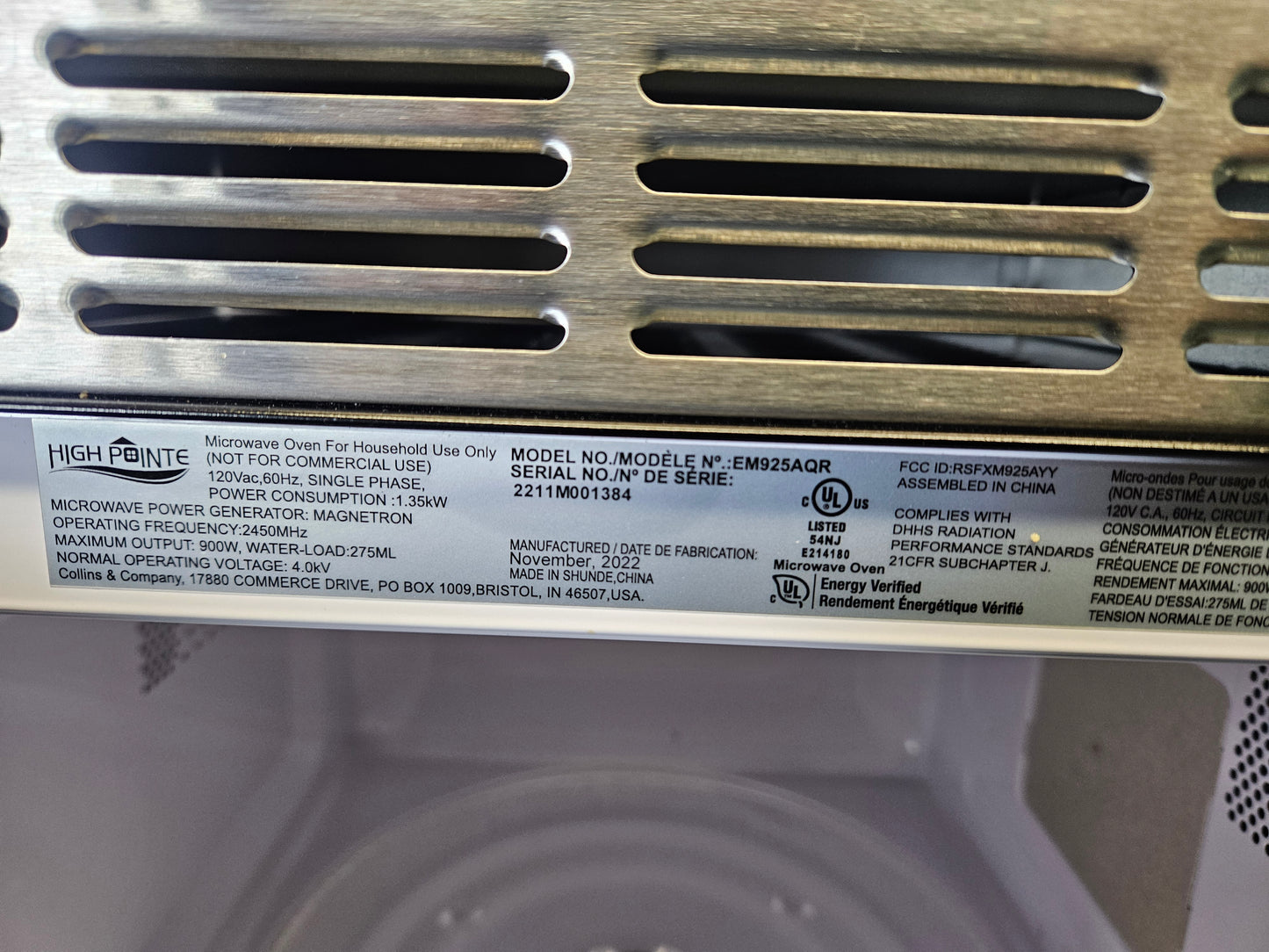 Microwave High Point