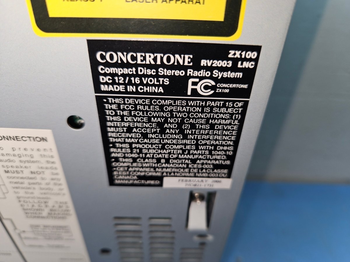 Concertone stereo ZX100